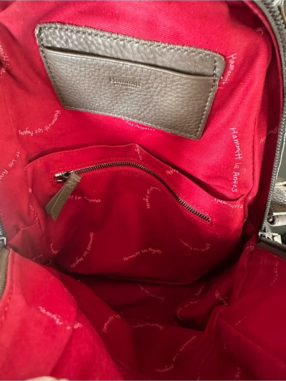 Hammitt Hunter medium reptile snake print backpack